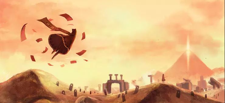 Screenshot from Journey game